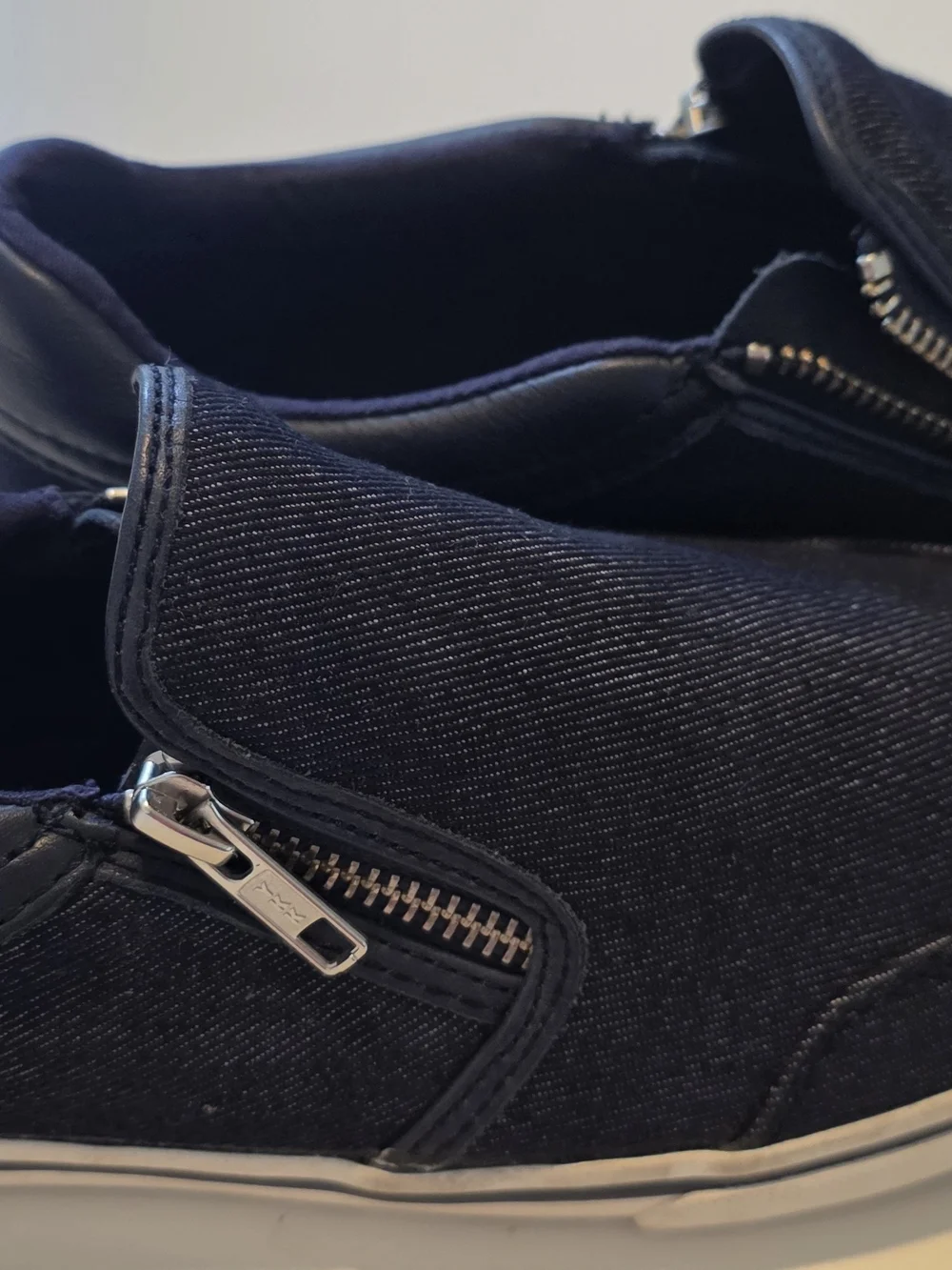 Lauren Ralph Lauren Men’s Navy Slip-On Sneakers